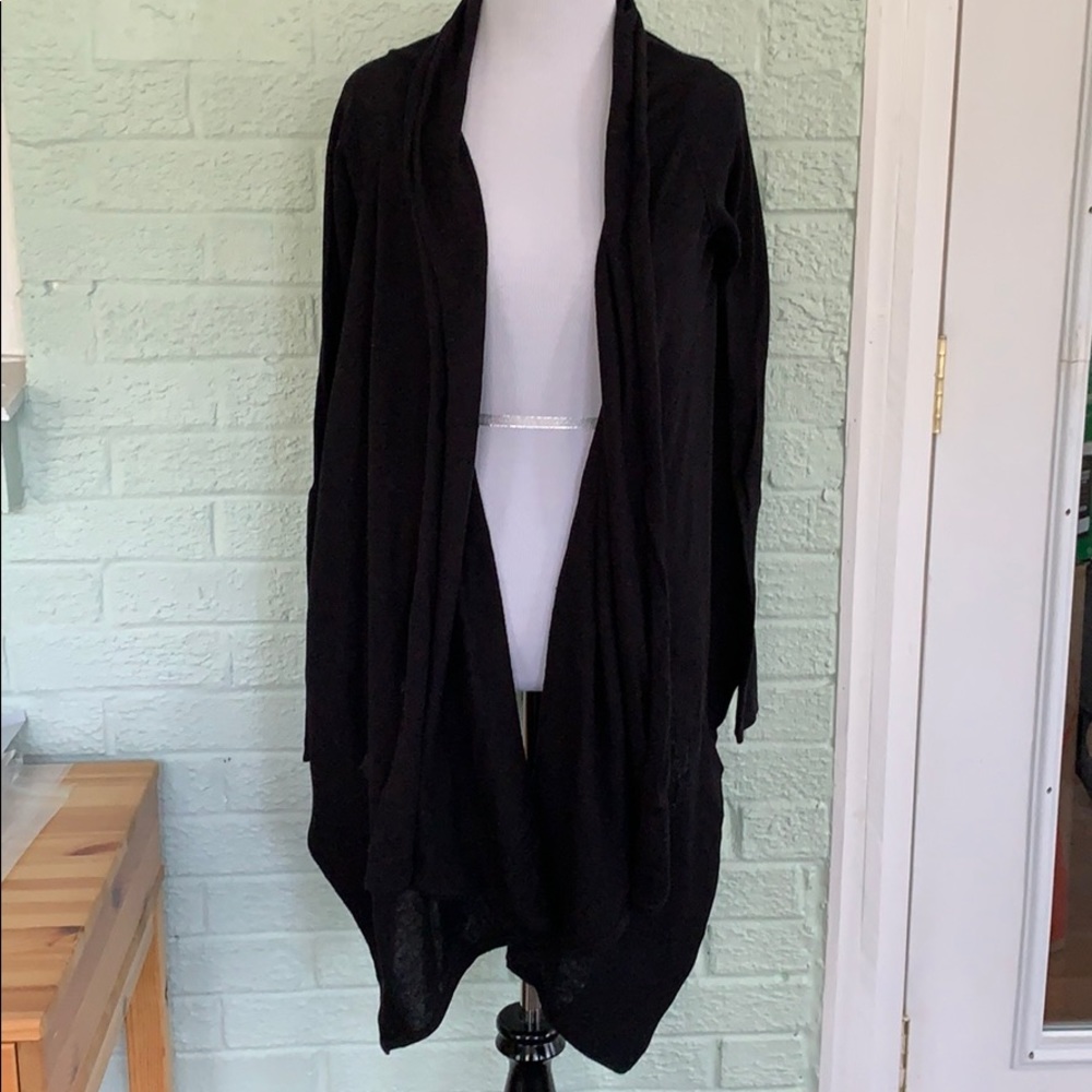 BCBG MAXAZRIA open front black cardigan XXS